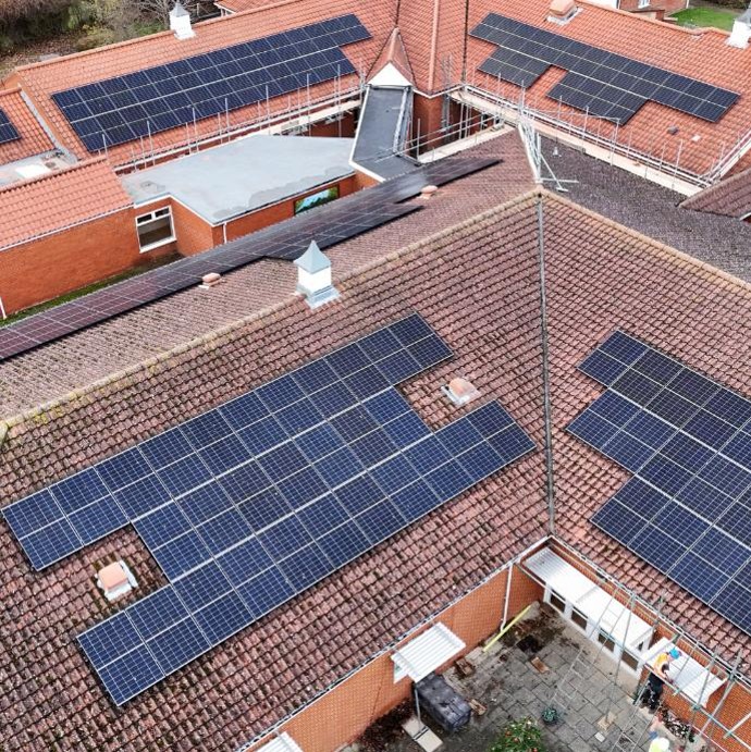 Solar Panels Installed at Norfolk Community Health & Care NHS Trust