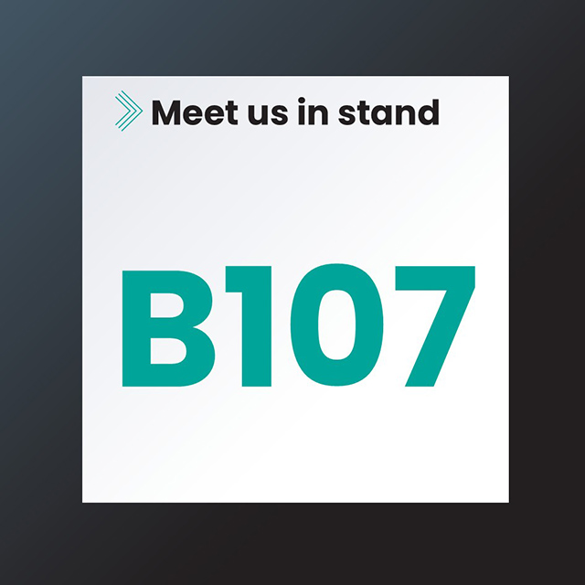 Meet us at Stand B107