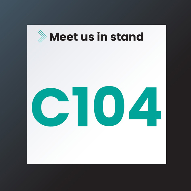 Meet us at C104