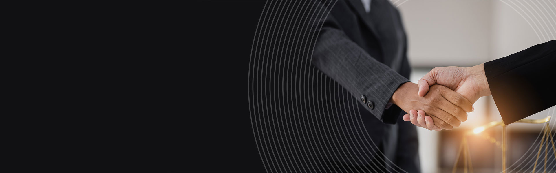 Business people shaking hands